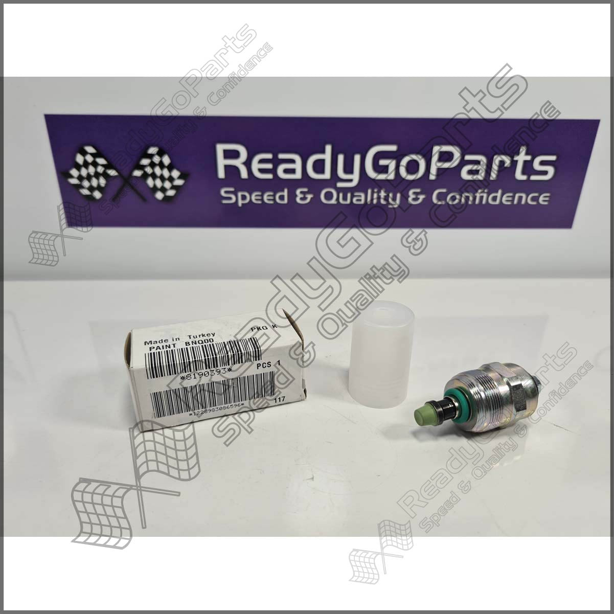 8190393 Solenoid for Injection Pump Fuel Shut-Off Fits New Holland CNH