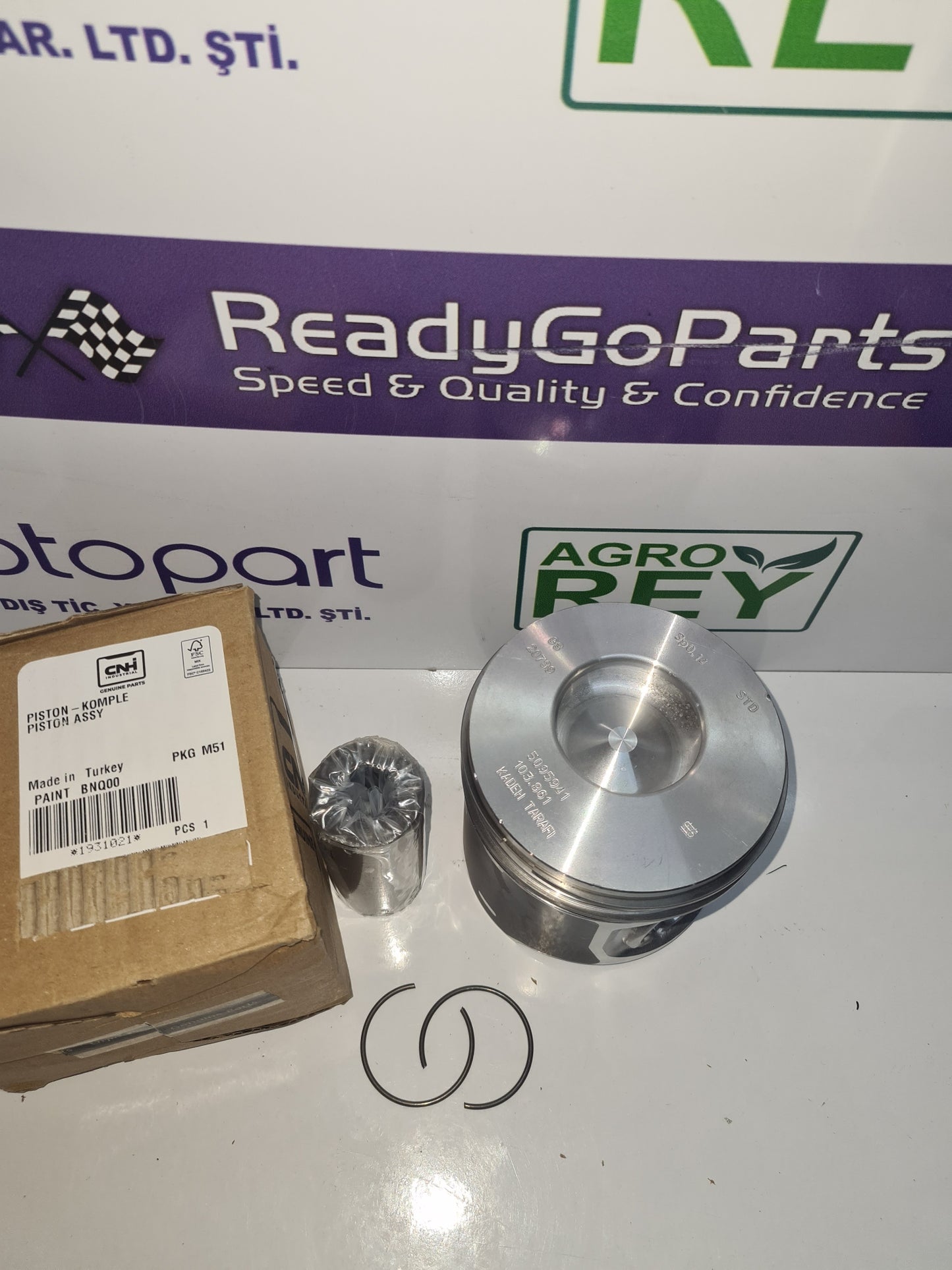 1931021 Piston Kit Fits New Holland Case CNH