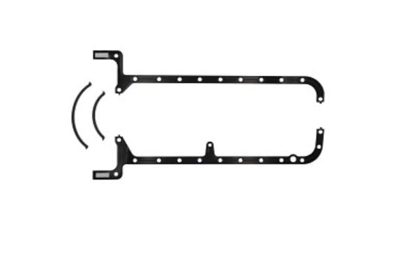 1940143 Oil Pan Gasket Set Fits New Holland Case CNH