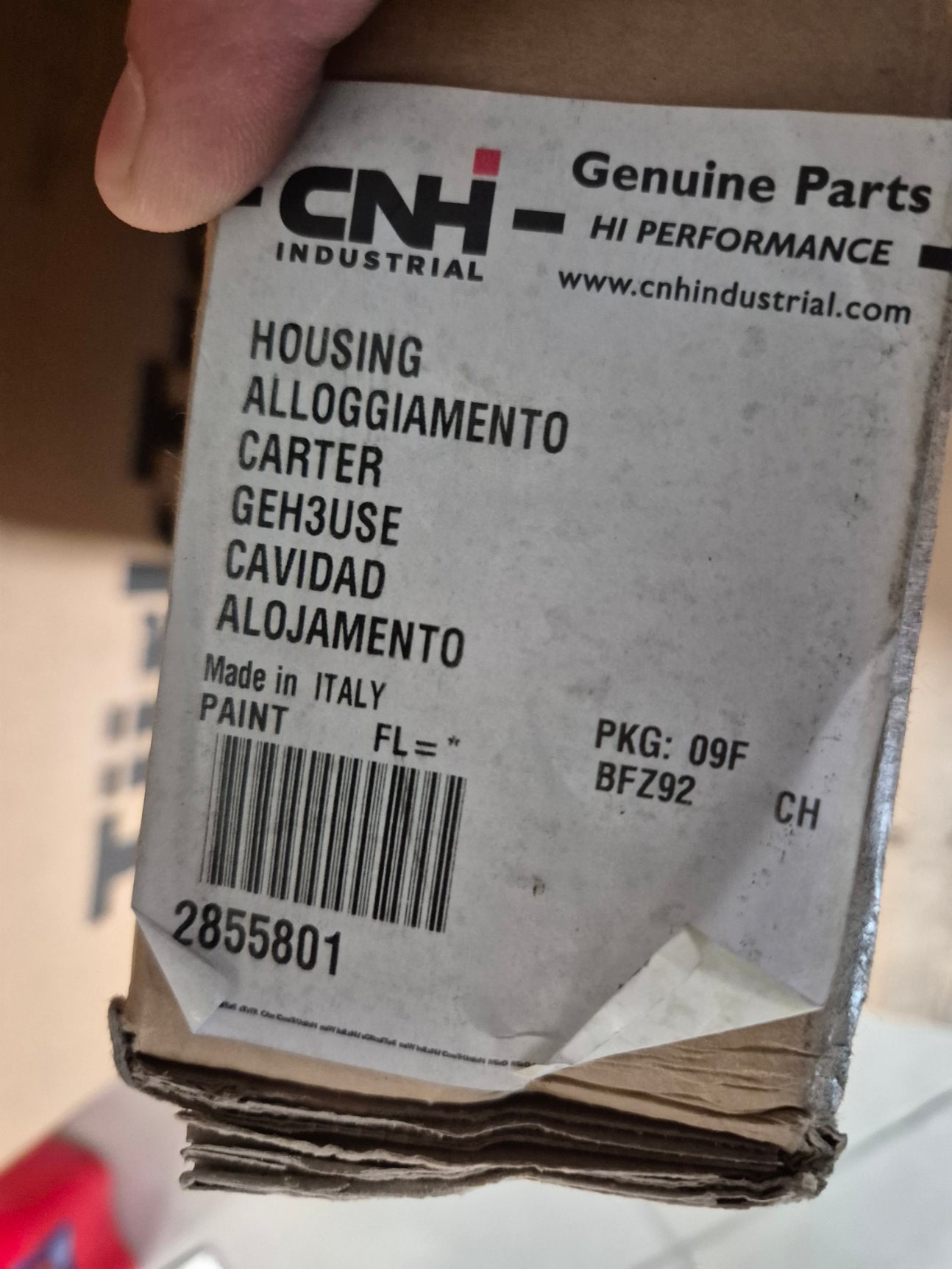 2855801 Housing Fits New Holland Case CNH