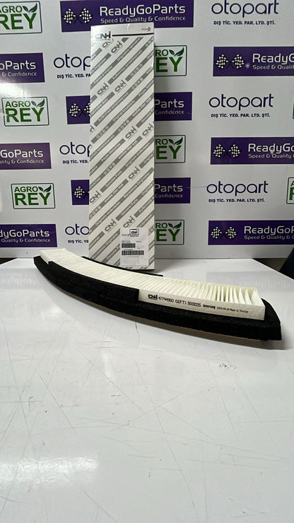 47744117 47744960 Cab Air Filter -  470 mm L x 90 mm H x 40 mm W