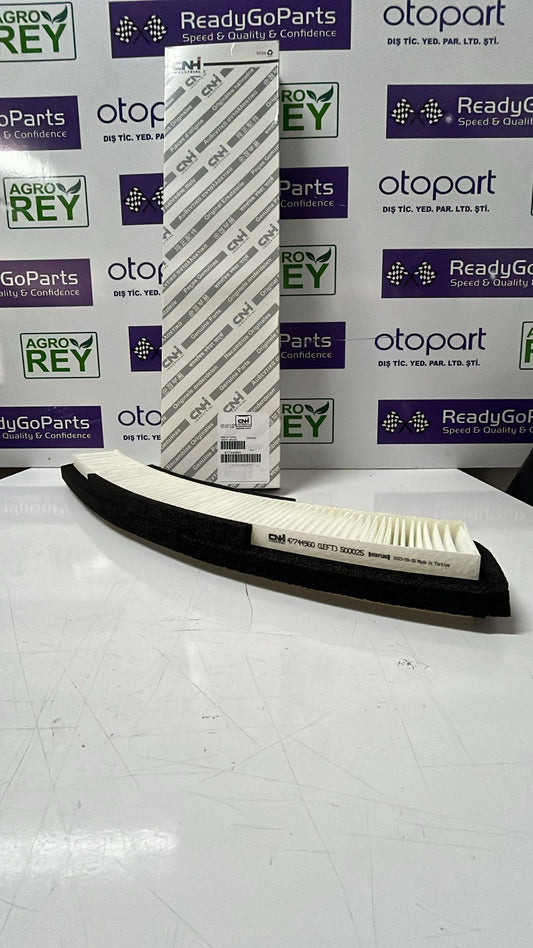 47744117 47744960 Cab Air Filter -  470 mm L x 90 mm H x 40 mm W