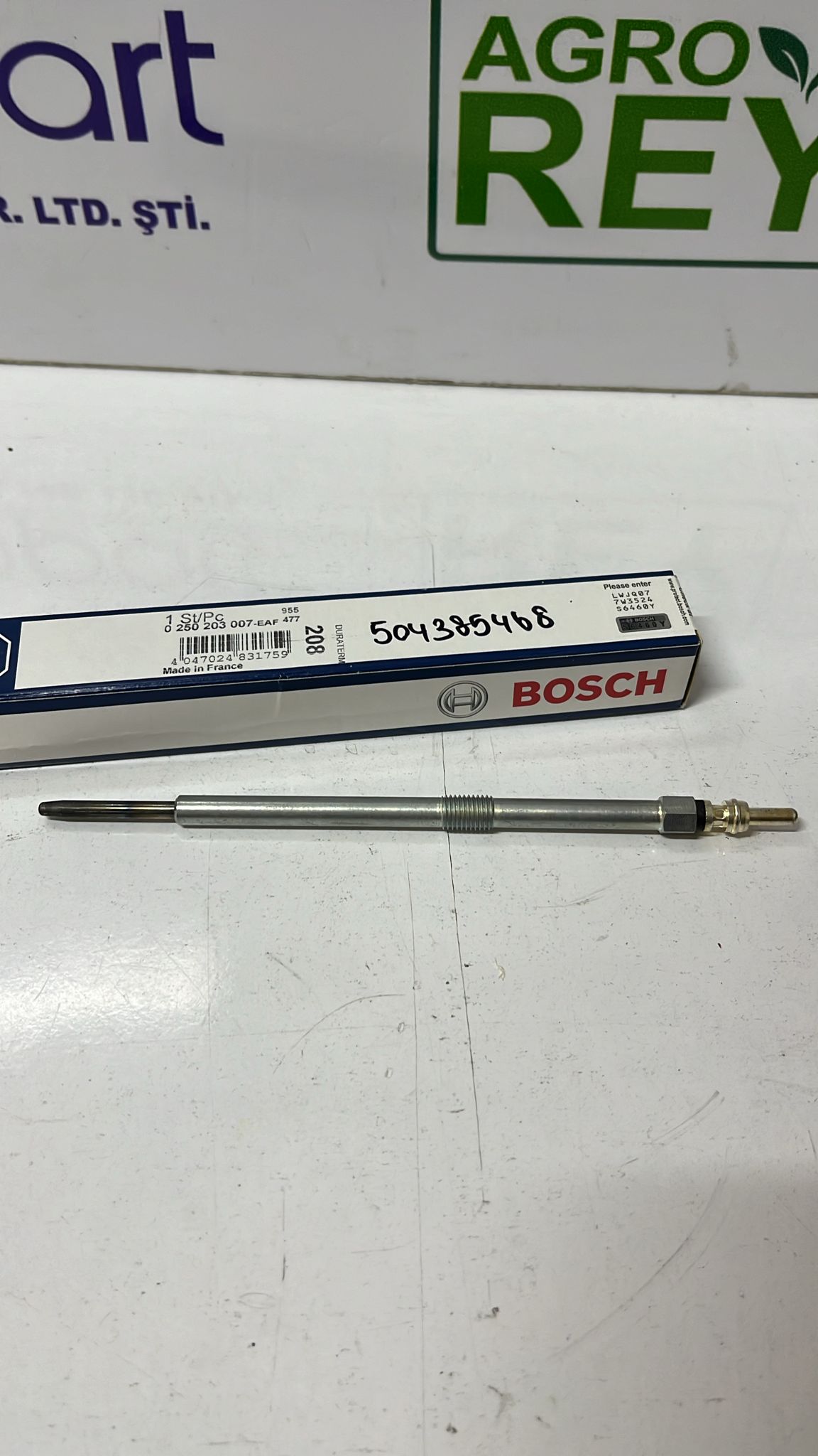 504385468 250203007 Glow Plug Bosch