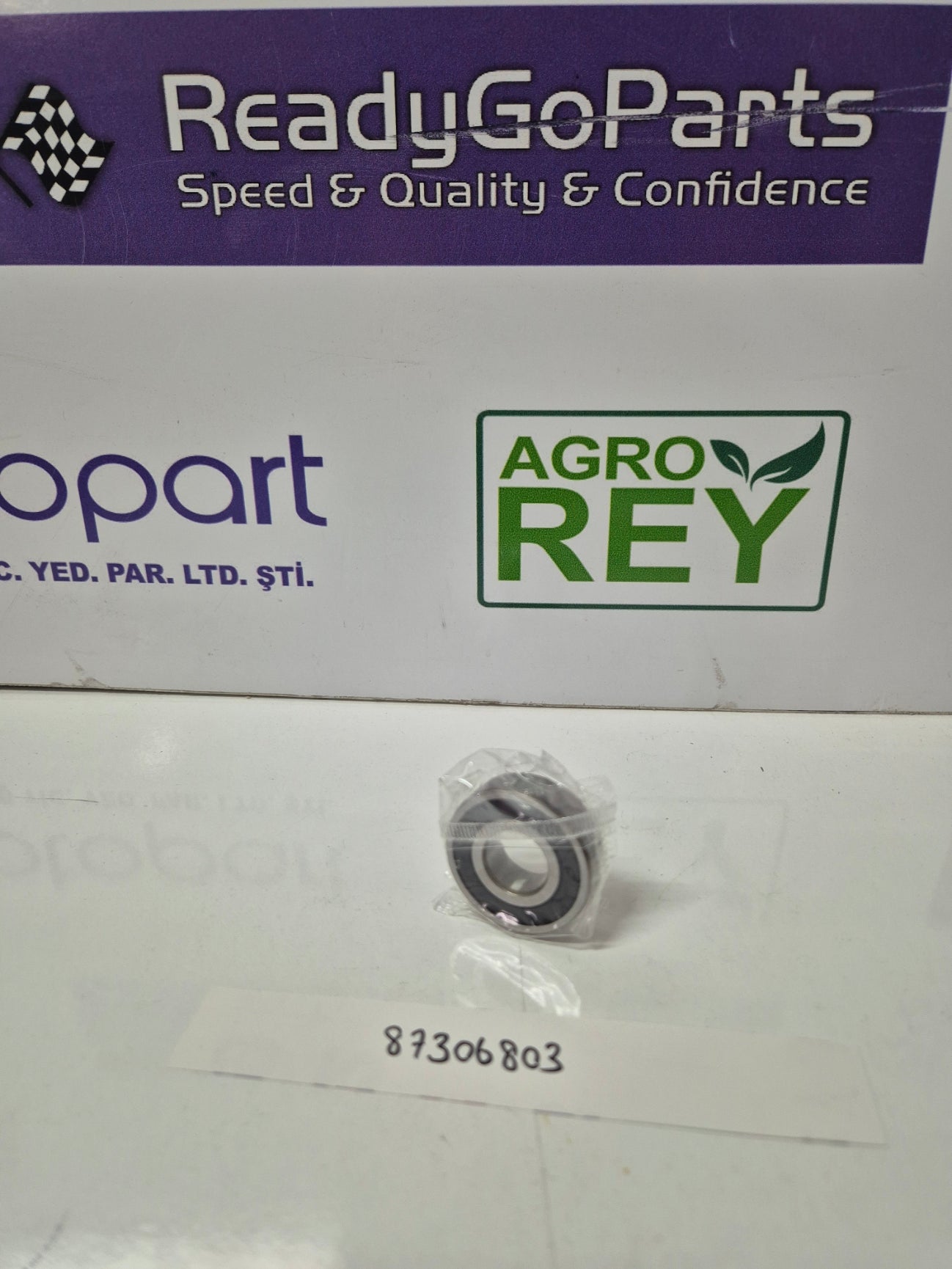 87306803  Deep Groove Ball Bearing - 6303 – 2RS/C3 - 17 mm ID x 47 mm OD x 14 mm W