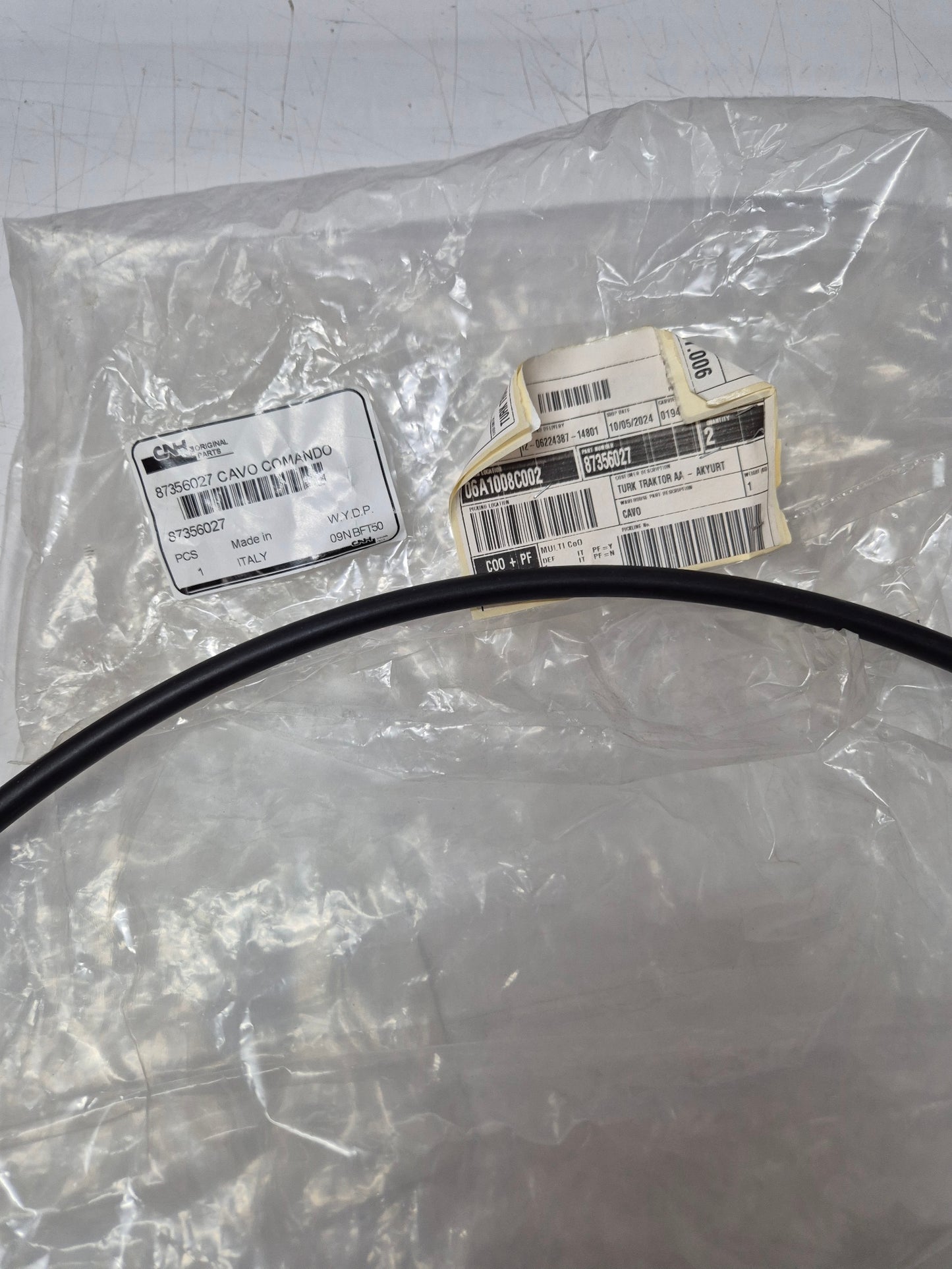 87356027 CABLE Fit New Holland CNH