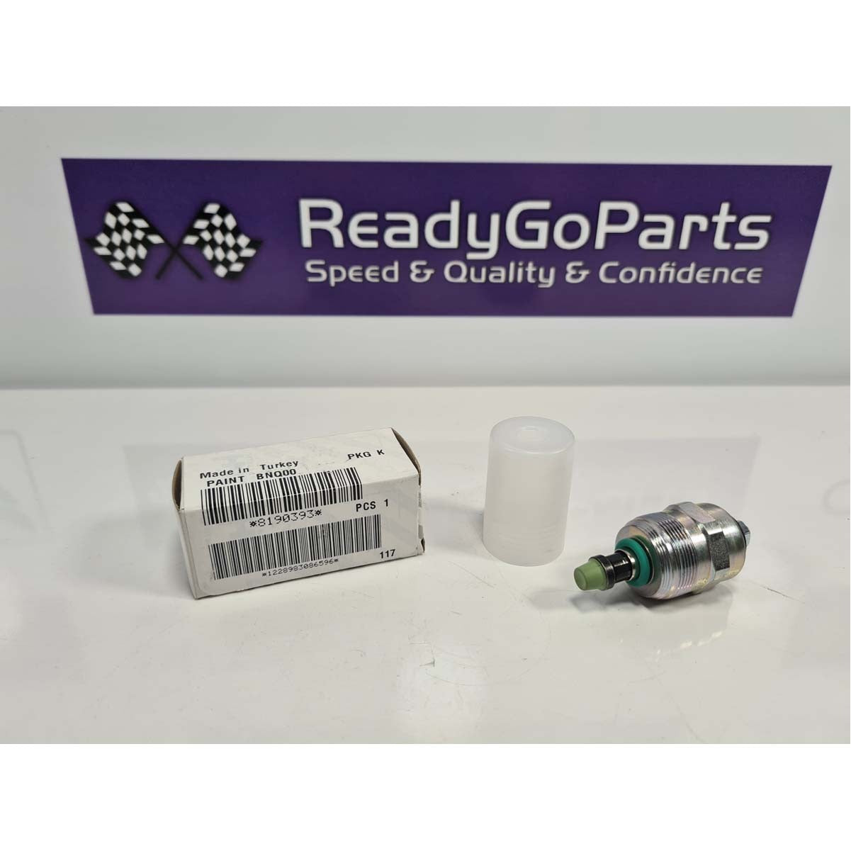 8190393 Solenoid for Injection Pump Fuel Shut-Off Fits New Holland CNH