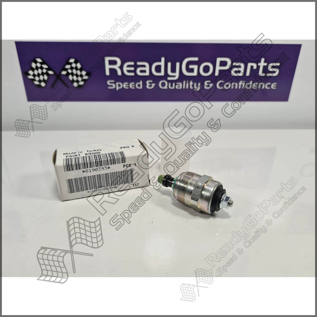 8190393 Solenoid for Injection Pump Fuel Shut-Off Fits New Holland CNH