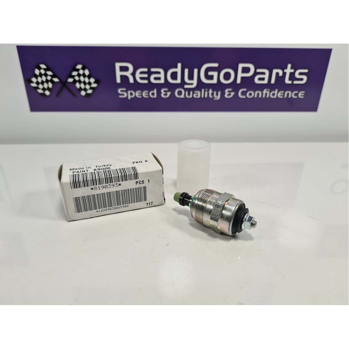 8190393 Solenoid for Injection Pump Fuel Shut-Off Fits New Holland CNH